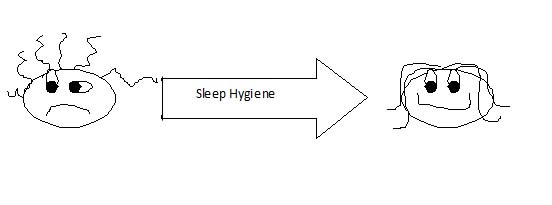 sleep hygiene makes you happier improving your sleep graphic